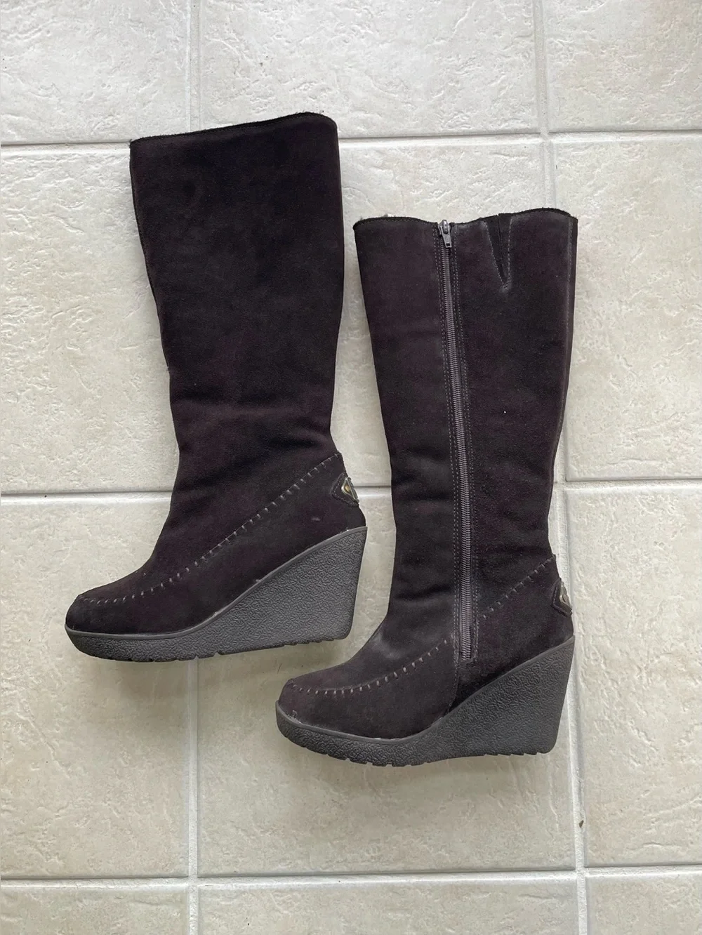 🫒Bear paw Brighton wedge boots🫒